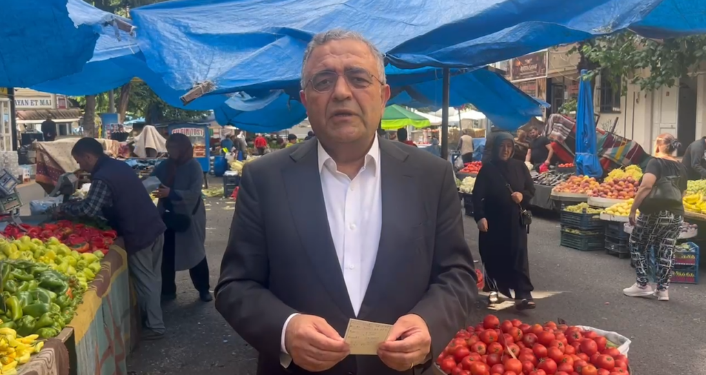 Sezgin Tanrıkulu Diyarbakır pazarında ekonomik verileri ve alım gücünü değerlendirdi