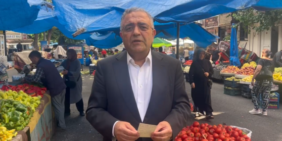 Sezgin Tanrıkulu Diyarbakır pazarında ekonomik verileri ve alım gücünü değerlendirdi