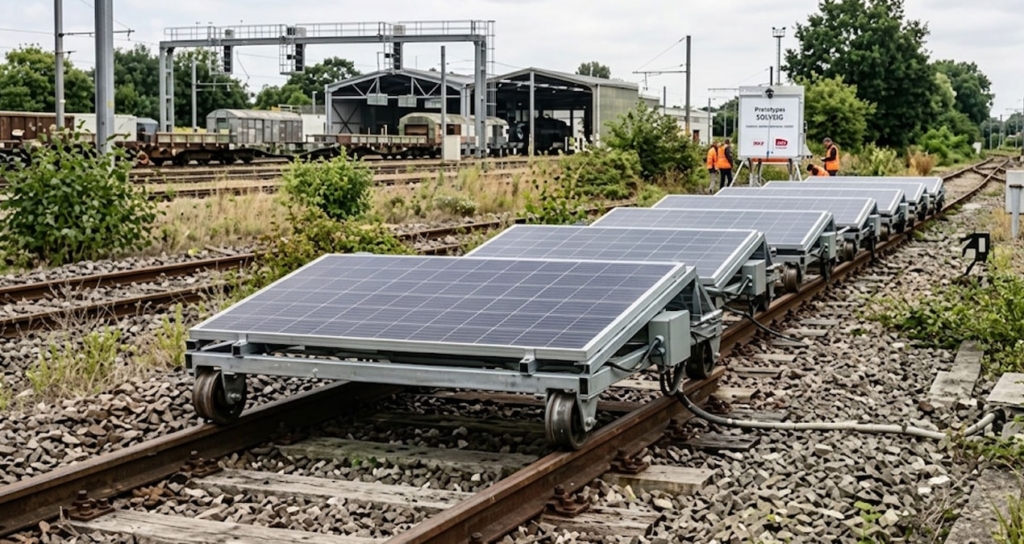 Fransa Demiryolları Atıl Hatları Güneş Enerjisi Santrallerine Dönüştürmek İçin Test Başlattı