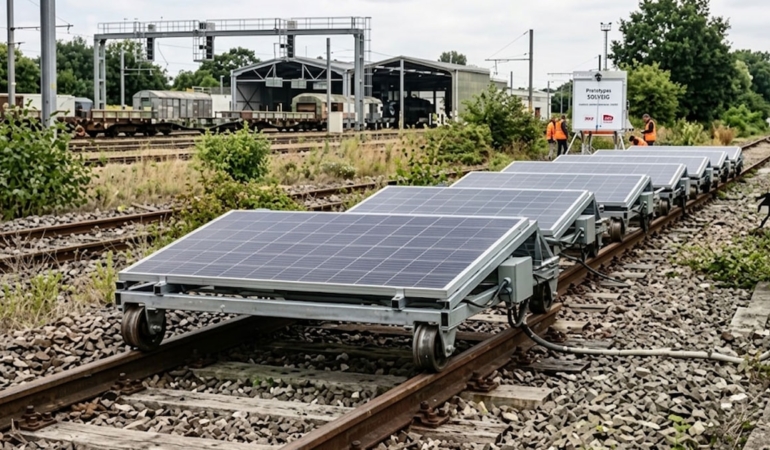 Fransa Demiryolları Atıl Hatları Güneş Enerjisi Santrallerine Dönüştürmek İçin Test Başlattı