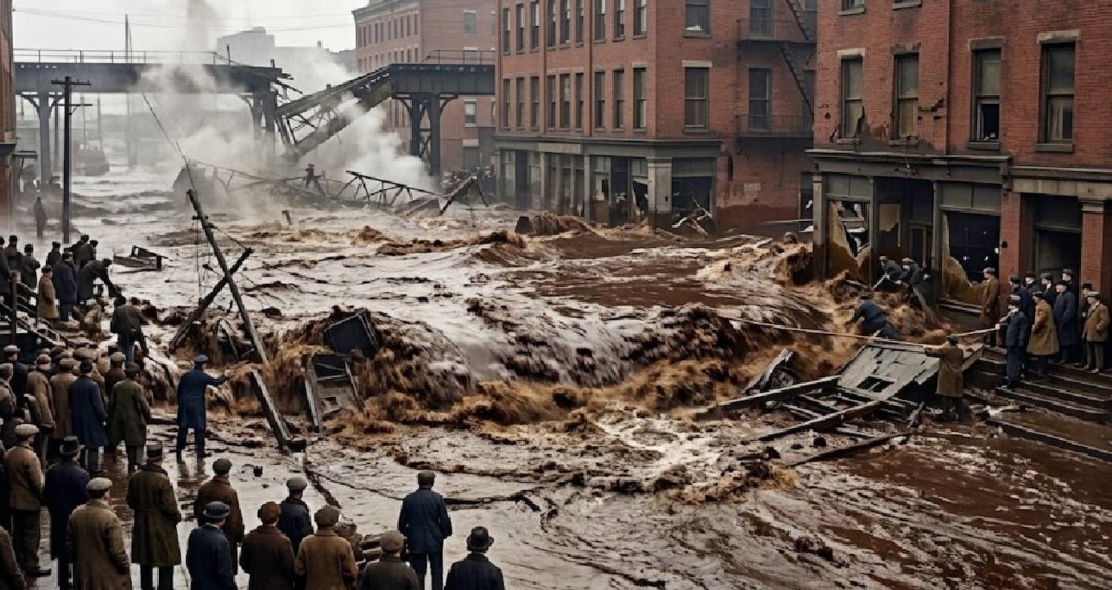 Boston'da 1919 Yılındaki Pekmez Tankı Patlaması 21 Kişinin Ölümüne Yol Açmıştı