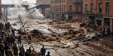 Boston'da 1919 Yılındaki Pekmez Tankı Patlaması 21 Kişinin Ölümüne Yol Açmıştı